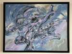 Brain wave 60 x 80 cm acrylic on canvas