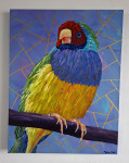 Birds I 90 x 70 x 4 cm acrylic on canvas