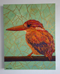 Birds IV  90 x 70 x 4 cm  acrylic  on canvas (sold)