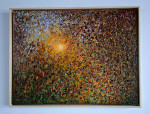 Romantic Forest 60 x 80 cm acrylic with frame (sold)